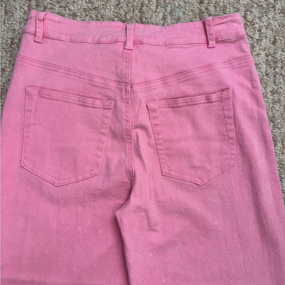 Entro Wide Leg Pants-Pink Size Medium. #206 - Picture 10 of 13